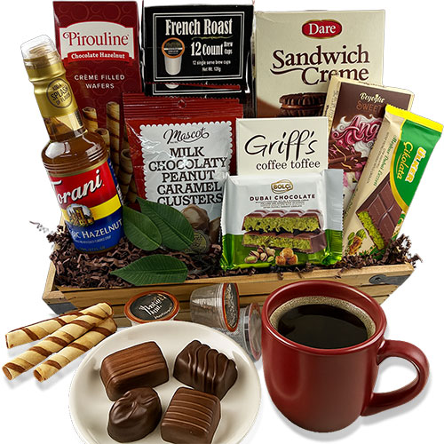 Coffee & Dubai Chocolate Gift Basket