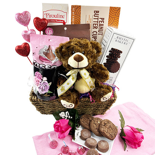 Happy Valentines Day Gift Basket