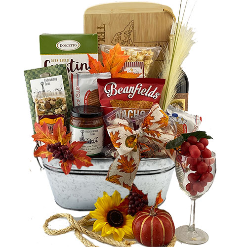 Welcome Fall Ya'll Wine Basket