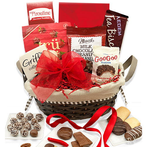 For the love of Chocolate Chocolate Gift Basket