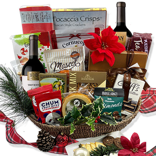St. Nicks Holiday Assortment Christmas Gift Basket