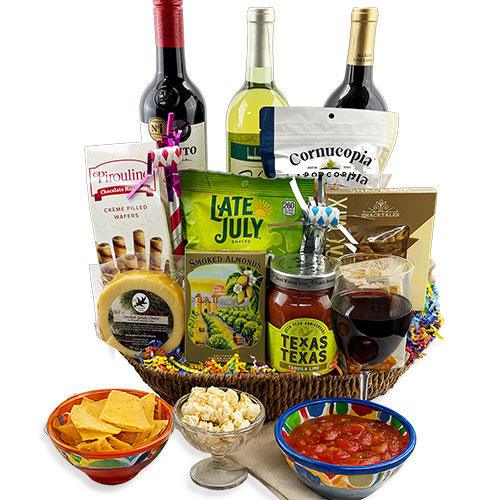 Happy Hour Wine Gift Basket
