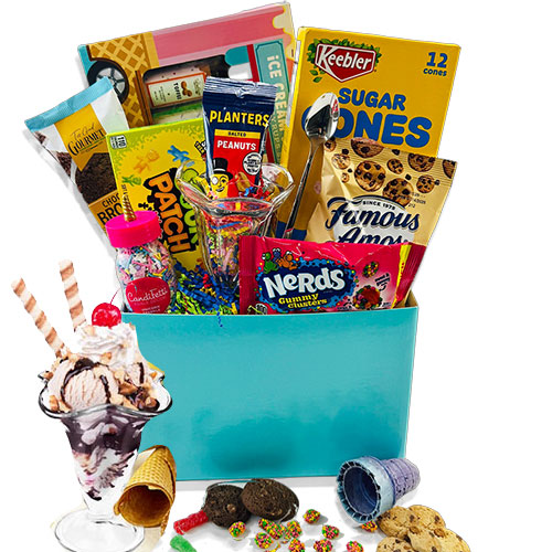 Sundae Funday Ice Cream Gift Basket